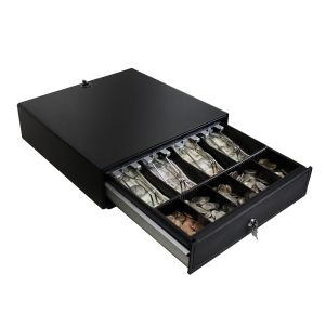 13" Pos Cash Drawer With Coins & Bills Tray