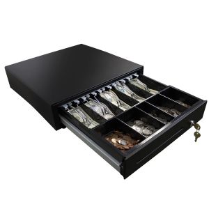 16" Pos Cash Drawer With Coins & Bills Tray