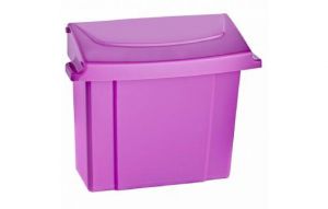 Purple Durable Plastic Sanitary Napkin Receptacle 2 Pack