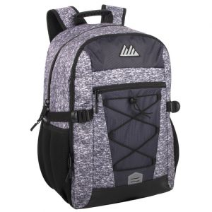 Wholesale 19 Inch Mountain Edge Heather Bungee Cord Backpack With Padded Laptop Section