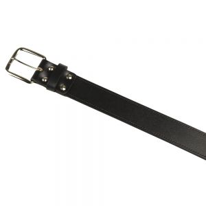 Genuine Bonded Leather Belt; Black; 2x