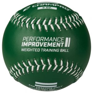 Weighted Training Softballs (bulk Or Retail); 9 Oz. Clamshell; Kelly Green