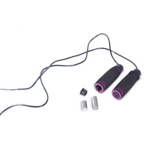 Tone Weighted Jump Rope-bk/pink