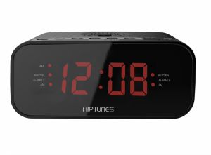Riptunes Digital Am Fm Clock Radio W/ Dual Alarm
