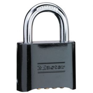 Set Your Own Combination Solid Body Padlock; Black 2in (51mm) Wide, Pack Of 4
