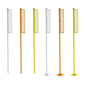 Baseball Foul Poles; Surface Mount; 32'; Please Specify Color