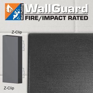 Wall Padding - Wallguard Fire/impact Rated (2' X 6') (z-clip Top & Bottom) 