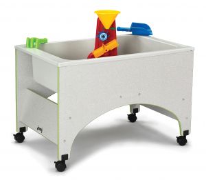 Rainbow Accents Space Saver Sensory Table - Key Lime Green