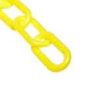 2" Chainboss Plastic Chain 50ft Box, Yellow