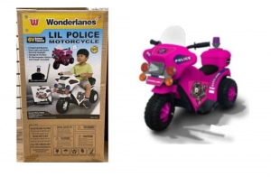 Beyond Infinity Police Ride On Cycle Pink 6 Volt
