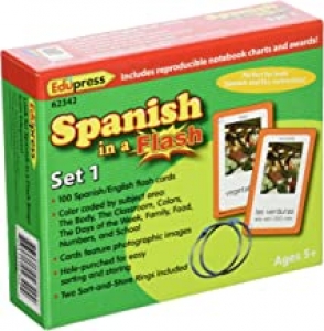 Spanish In A Flash Cards Set 1