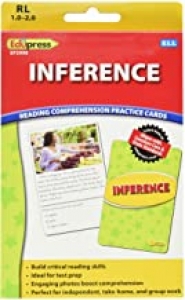 Reading Comprehension Practice Cards: Inference, Yellow Level
