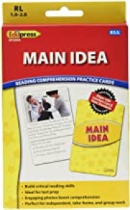 Reading Comprehension Practice Cards: Main Idea, Yellow Level