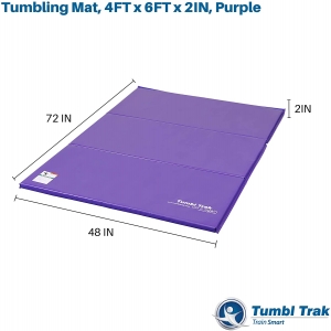 Tumbling Mat - Purple - 4'x6'x2"