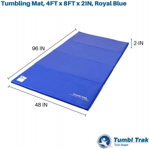Tumbling Mat - Royal Blue - 4'x8'x2"