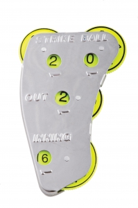 Umpire Indicator,silver With Optic Yellow Digits