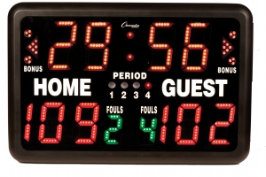 Tabletop Indoor Electronic Scoreboard W/remote,24inchl X 16inchh X 10inchd