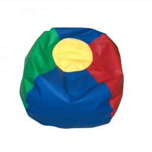35" Round Bean Bag - Rainbow Colors