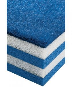 High Performance Tri-Flex - Carpet Bonded EVA Foam - Cheerleading and Gymnastics Floors 6'x42'x1.75" Color Blue