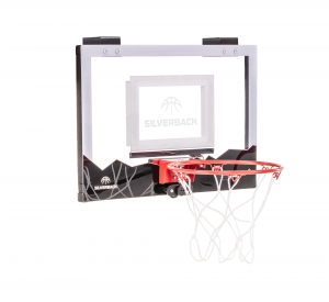 Silverback  Lumen-x 18" Led Over-the-door Mini Basketball Hoop With Ball