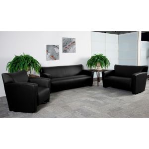 Hercules Majesty Series Reception Set In Black Leathersoft