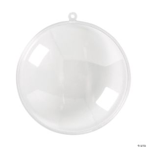 Large Diy Clear Disc Ornaments