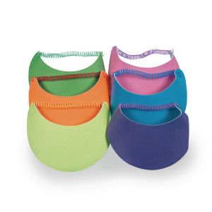 Child Neon Visors W/coil Bands