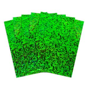 Holographic Card Stock - 8.5"x11" , 10pt, 25 Sheets, Menagerie - Green