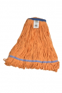 3261 Medium Orange Blended Cotton 1 Inch Narrow Headband Looped End Mop Head