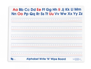 Write N Wipe Boards 9x11" Alphabet (30)