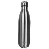 Insulated Brushed Stainless Steel Sports Water Bottle, 17oz