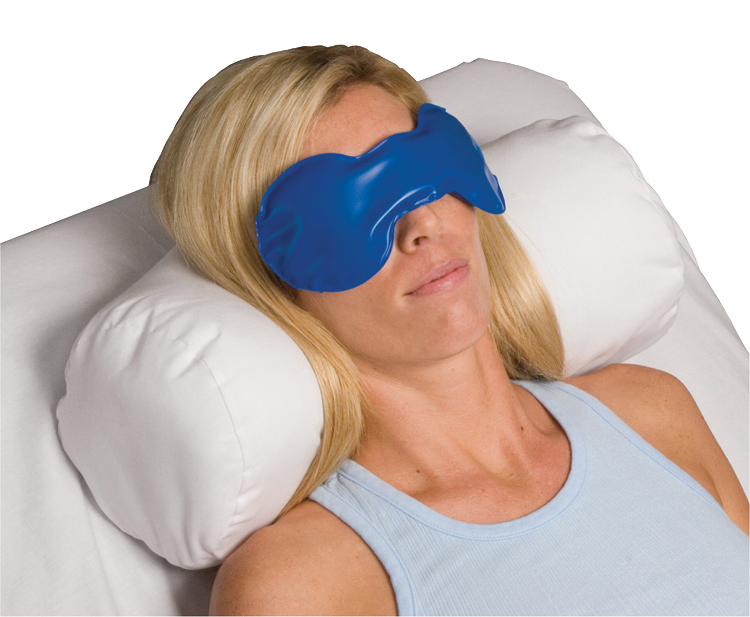 ColPaC Blue Vinyl Cold Pack - eye size - 3" x 8" - Case of 12
