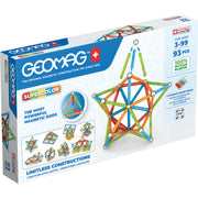 Geomag™ Supercolor Recycled Magnetic Building Set, 93 Pieces