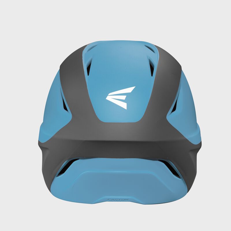 Easton Ghost 2-Tone T-Ball/Small Matte Batting Helmet With Softball Mask - Columbia Blue/Charcoal