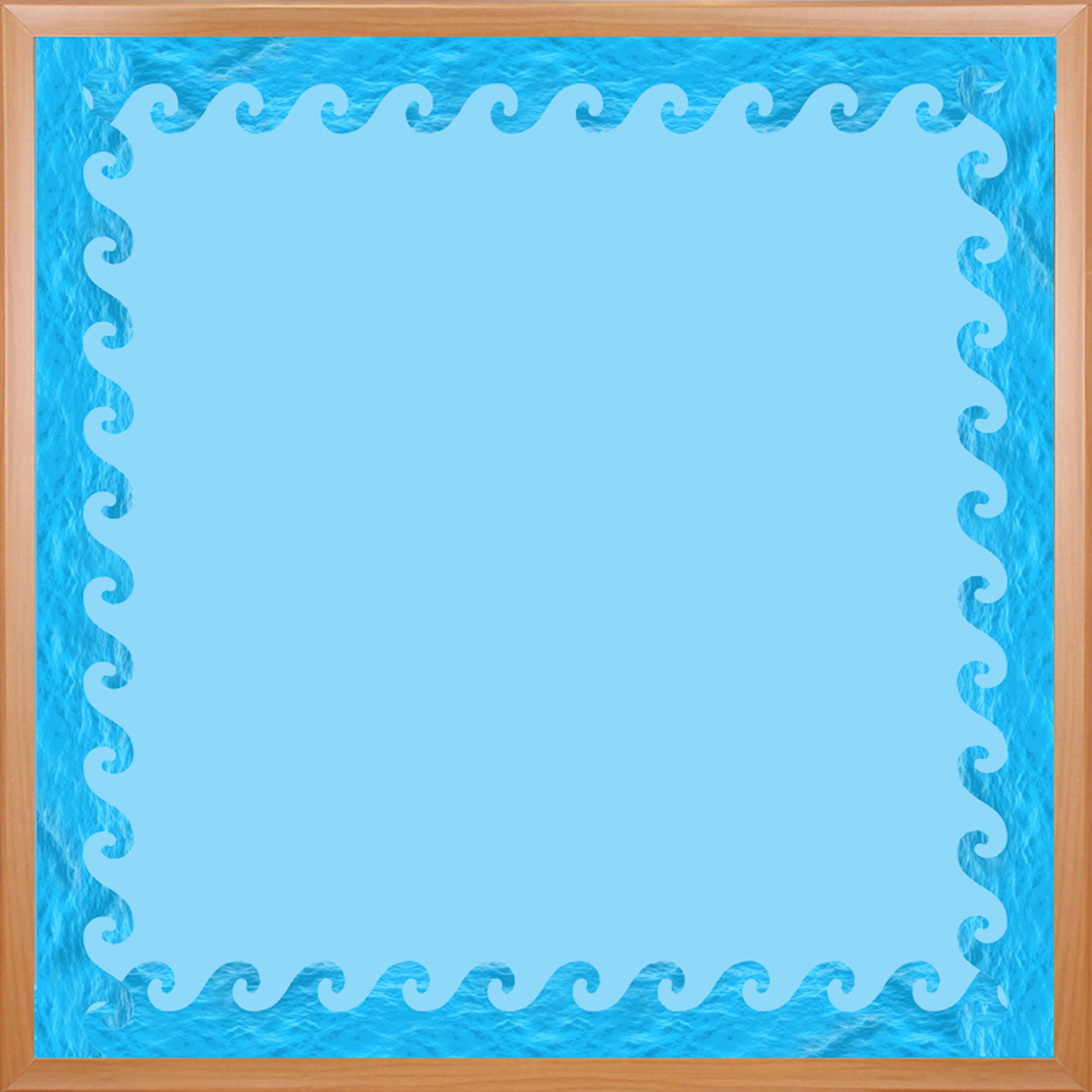 Border - 12 Strips Ea. 3"x36" - Ocean Waves Die-Cut