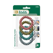 4PK WRIST COIL W KEY HOLDER