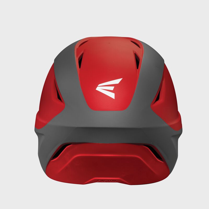 Easton Ghost 2-Tone T-Ball/Small Matte Batting Helmet With Softball Mask - Red/Charcoal