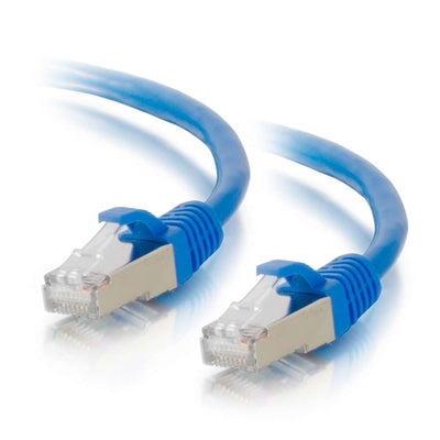 C2G 00676 Cat6a Cable - Snagless Shielded Ethernet Network Patch Cable, Blue (5 Feet, 1.52 Meters)