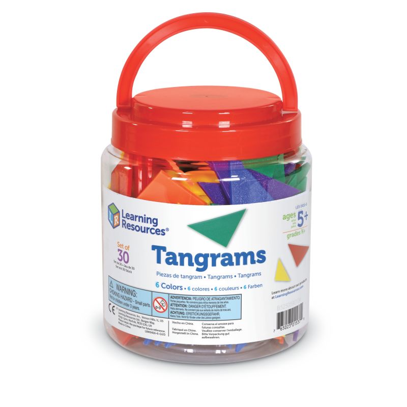 Tangrams Classpack, 6 colors