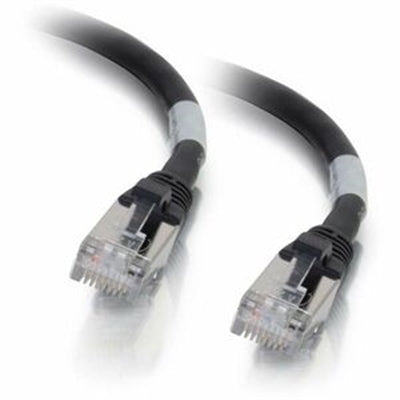 C2G-15ft Cat6a Snagless Shielded (STP) Network Patch Cable - Black - Category 6a  - 00718