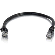 C2G 00724 Cat6a Cable - Snagless Unshielded Ethernet Network Patch Cable, Black (2 Feet, 0.60 Meters)