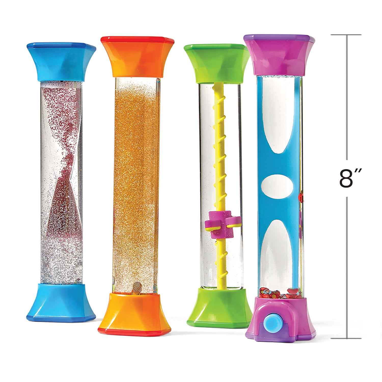 Sensory Fidget Tubes, Set of 4