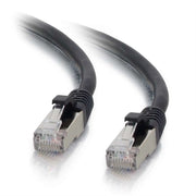 C2G - 757120008200 15-feet CAT6 Ethernet Network Patch Cable - Snagless - Shielded (STP) - 1x RJ-45 Male - 1x RJ-45 Male - Bla - Black