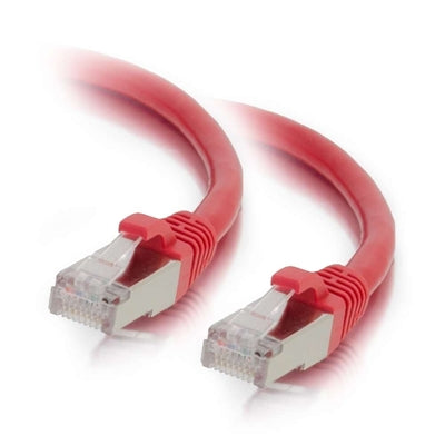 C2G 00854 Cat6 Cable - Snagless Shielded Ethernet Network Patch Cable  Red (15 Feet  4.57 Meters)