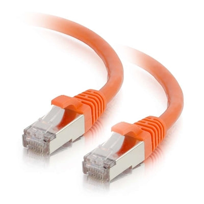 Cables to Go - C2G 25ft Cat6 Snagless Shielded STP Network Patch Cable Orange 00894