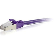 C2G 00909 Cat6 Cable - Snagless Shielded Ethernet Network Patch Cable, Purple (15 Feet, 4.57 Meters)