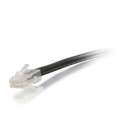 C2G 00963 Cat6 Cable - Non-Booted Unshielded Ethernet Network Patch Cable, Black (6 Inches)