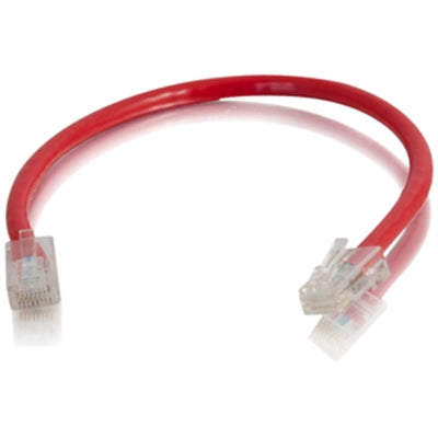 C2G 00965 Cat6 Cable - Non-Booted Unshielded Ethernet Network Patch Cable, Red (6 Inches)