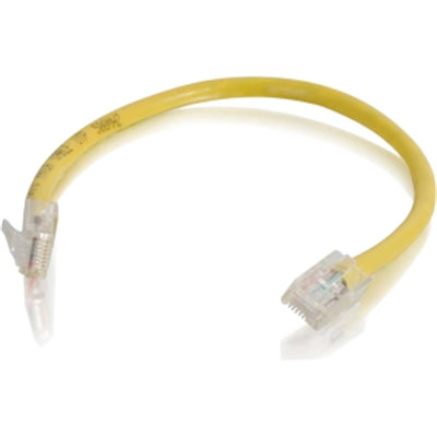 C2G 00966 Cat6 Cable - Non-Booted Unshielded Ethernet Network Patch Cable, Yellow (6 Inches)