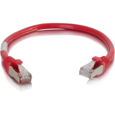 Cables to Go - C2G 00983 Cat6 Cable - Snagless Shielded Ethernet Network Patch Cable, Red (6 Inches)